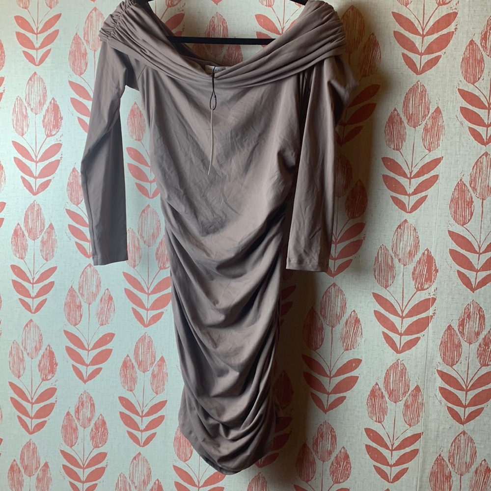 Taupe-colored Susana Monaco Dress, Size L